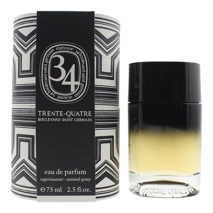 Diptyque 34 Boulevard Saint Germain Eau De Parfum 75ml Unisex Spray