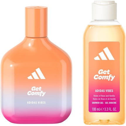 Adidas Vibes Gift Set with Get Comfy Eau De Parfum 100ml and Shower Gel