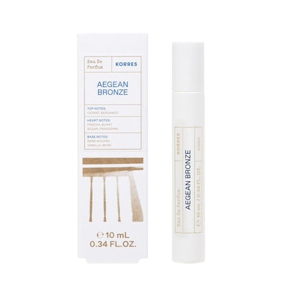 Korres Aegean Bronze Eau De Parfum for Women Deluxe Travel Size Roll-On