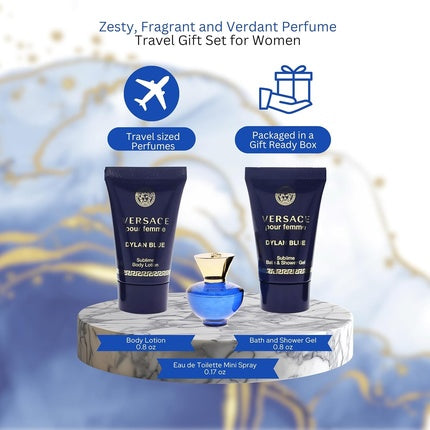 Versace Dylan Blue 3 Piece Mini Gift Set for Women
