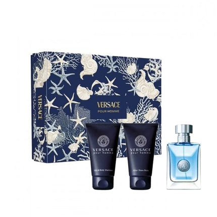 Versace Eros Gift Set Eau De Toilette Spray 50ml Shower Gel 50ml After Shave Balm 50ml