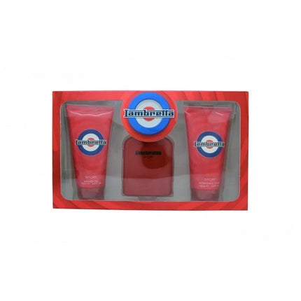 Lambretta Sport Gift Set 100ml Eau De Parfum, 150ml Shower Gel, And 150ml Aftershave Lotion