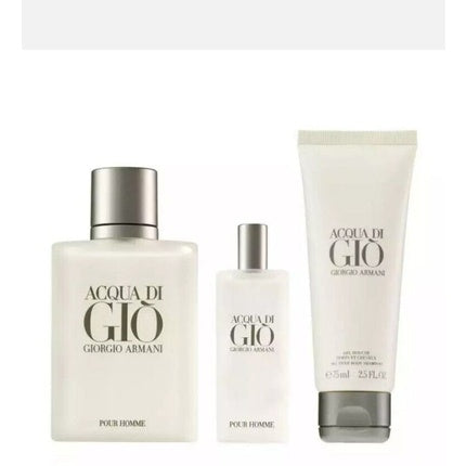 GA Di Gio 100ml EDT Gift Set with 15ml EDT and Shower Gel