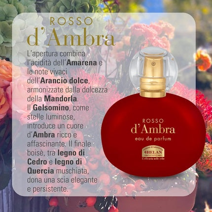 Helan Rosso D'Ambra Women's Enveloping Perfume with Sweet Almonds