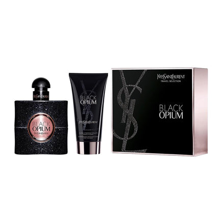Yves Saint Laurent Black Opium Pour Femme Set Eau De Parfum Spray 50ml + Body Balm 50ml