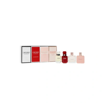 Givenchy L'Interdit And Irresistible Fragrance Set - 10ml L'Interdit Eau De Parfum, 10ml L'Interdit Rouge Eau De Parfum, 8ml Irresistible Eau De Parfum, 8ml Irresistible Rose