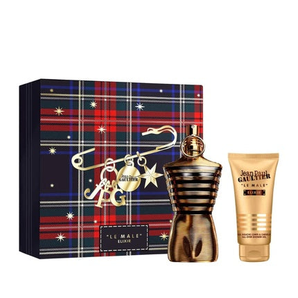 Jean Paul Gaultier Gift Set Le Male Elixir Parfum 125ml Shower Gel 75ml