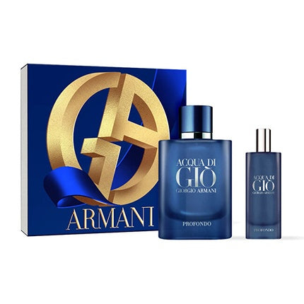 Giorgio Armani Acqua Di Gio Profondo - Eau De Parfum 75 Ml And 15 Ml