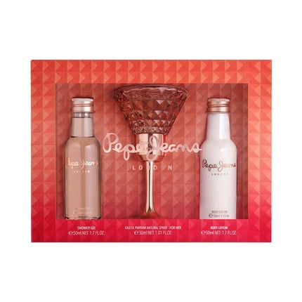 Pepe Jeans for Her 3 Piece Set - EDP 30ml, Body Lotion 50ml, Shower Gel 50ml