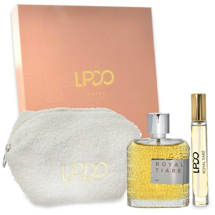 Lpdo Royal Tiare Eau De Parfum 100 Milliliters Vaporizer With Travel Spray 10 Milliliters And Pouch
